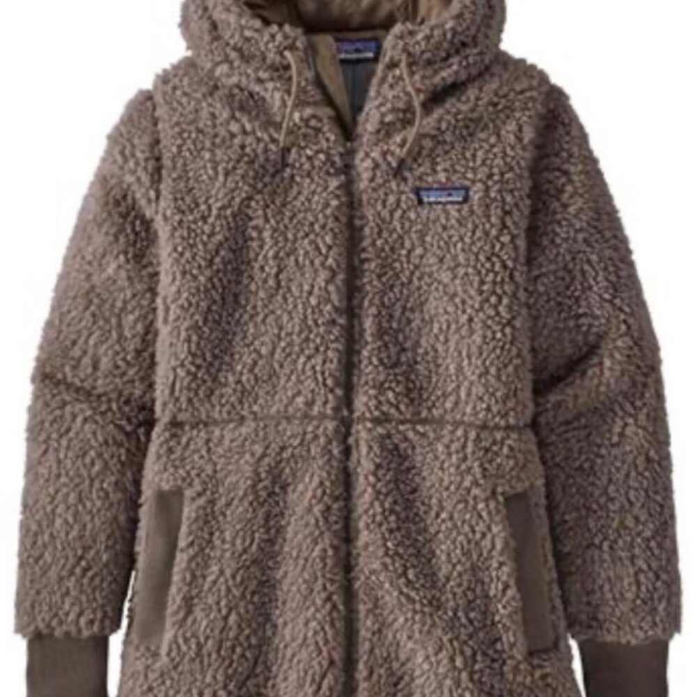 Patagonia Dusty Mesa Fleece Parka Teddy Jacket Womens Size XS